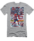 Cole Caufield Graffiti Poster Hockey Player NHL Sampadart Gallery T-Shirt