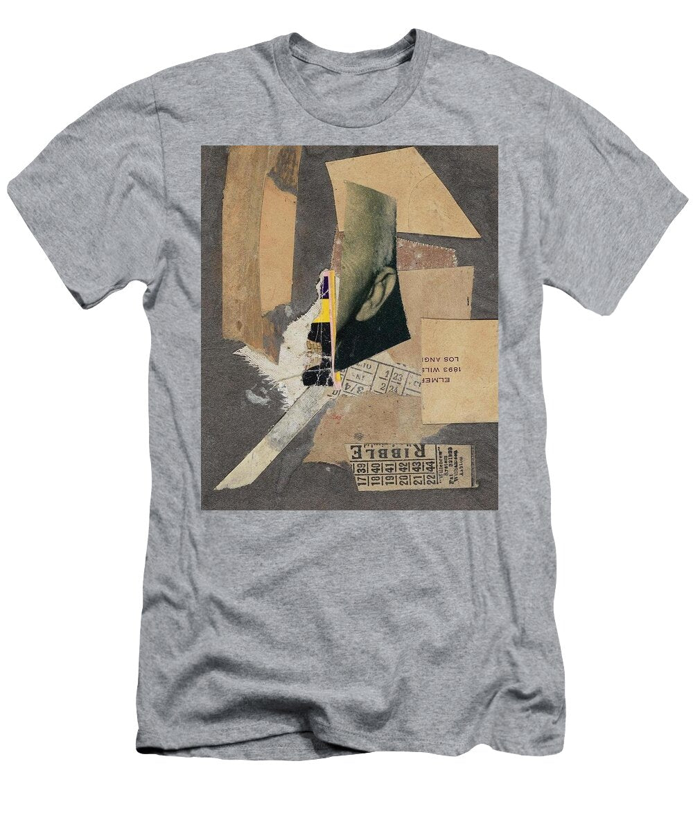 Collage Black Yellow and Ear Kurt Schwitters German T-Shirt