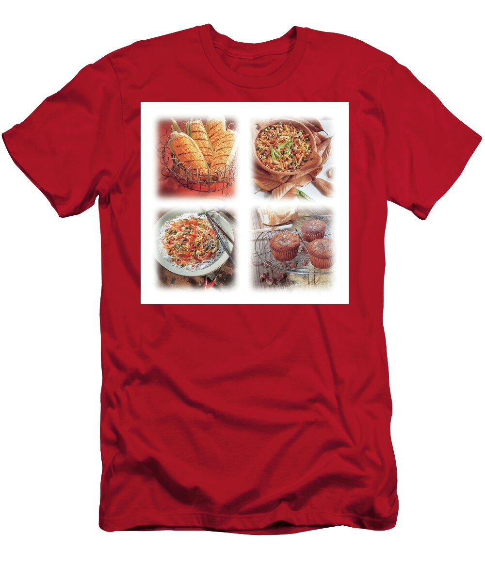 Collage of Four Food Images E1 Rotem Studio T-Shirt