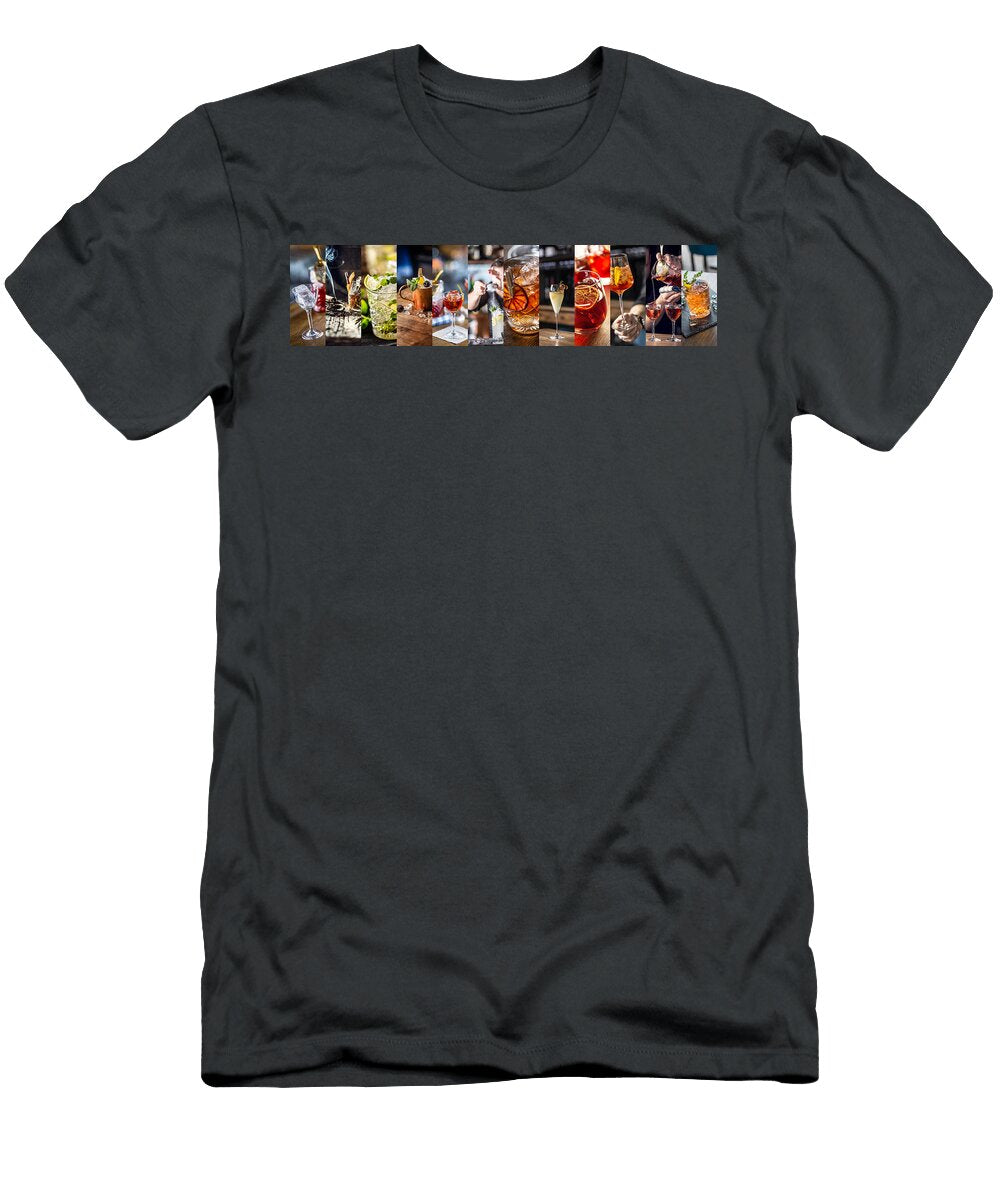 Collage of Various Cocktails Cocktails T-Shirt