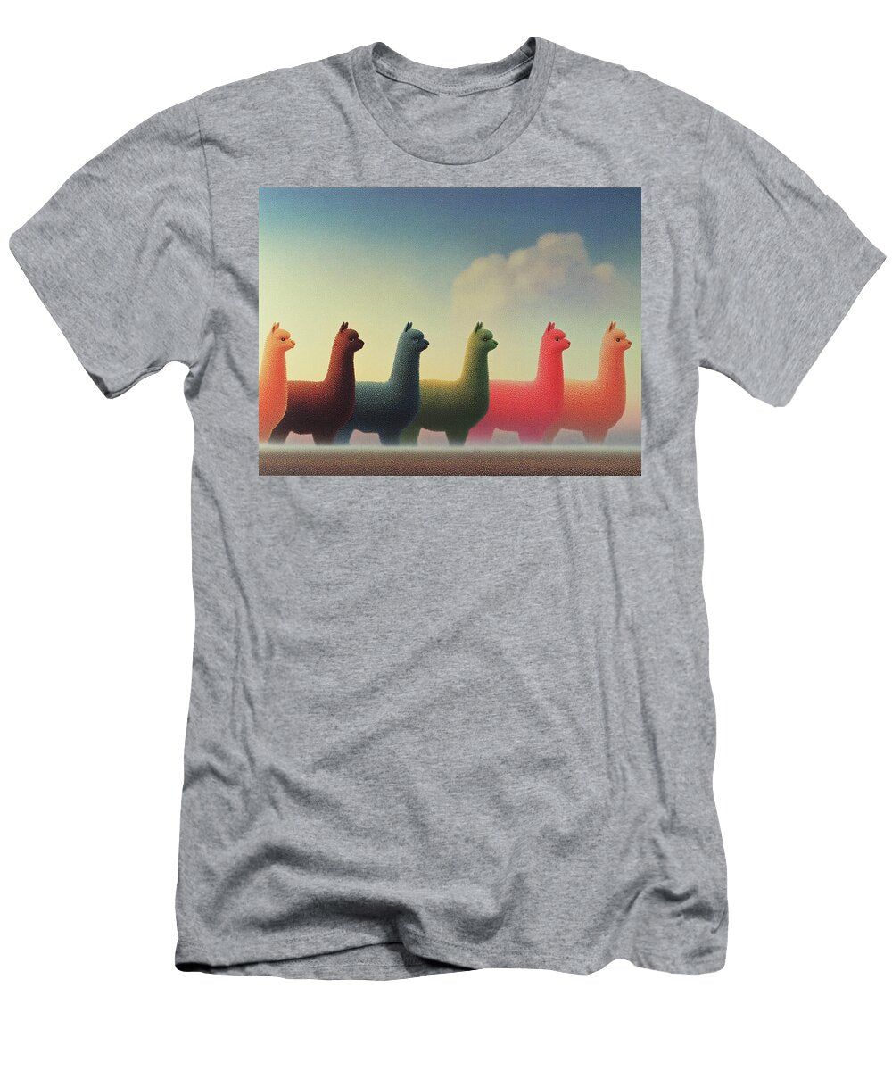 Colorful Alpacas Lineup Fabrizio Cassetta T-Shirt