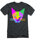 Colorful Angry Cat Geometric Wpap Pop Art Style Ahmad Nusyirwan T-Shirt
