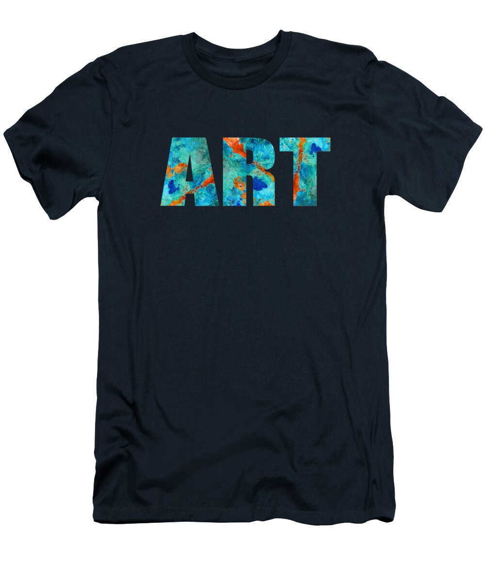 Colorful Artwork Just Art 1 Sharon Cummings T-Shirt