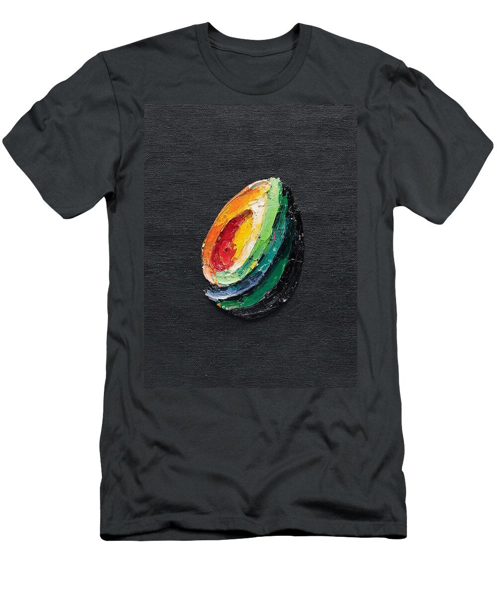 Colorful Avocado Abstract Sliced Avocado Toast Hugo Boyle T-Shirt