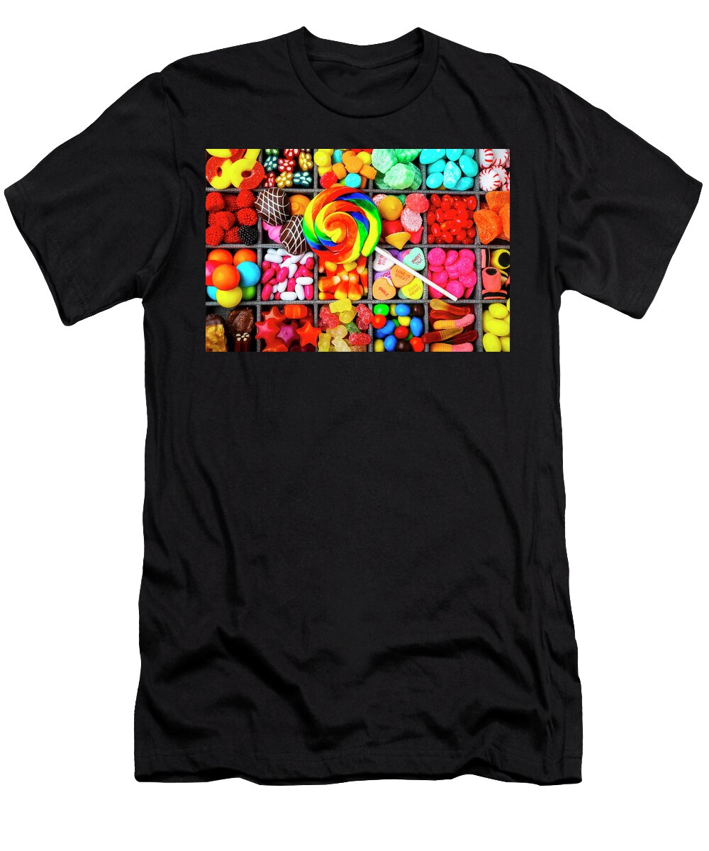 Colorful Candy and Sucker Garry Gay T-Shirt