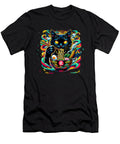 Colorful Cat Eating Ramen Japanese Noodles Zyneu Gangd T-Shirt