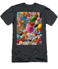 Colorful Dessert and Instrument Mix Grafititee S T-Shirt