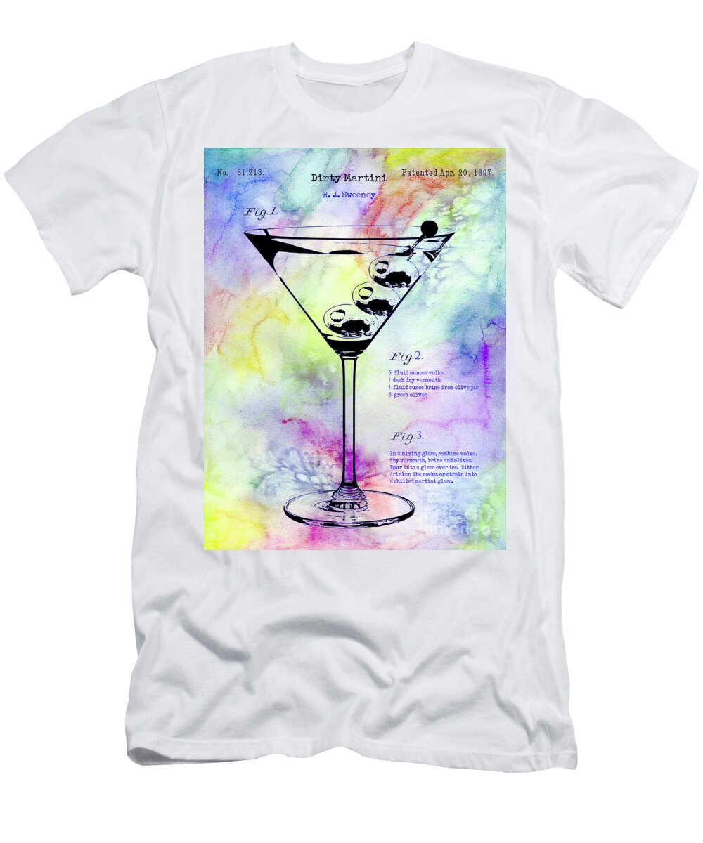 Colorful Dirty Martini Jon Neidert T-Shirt