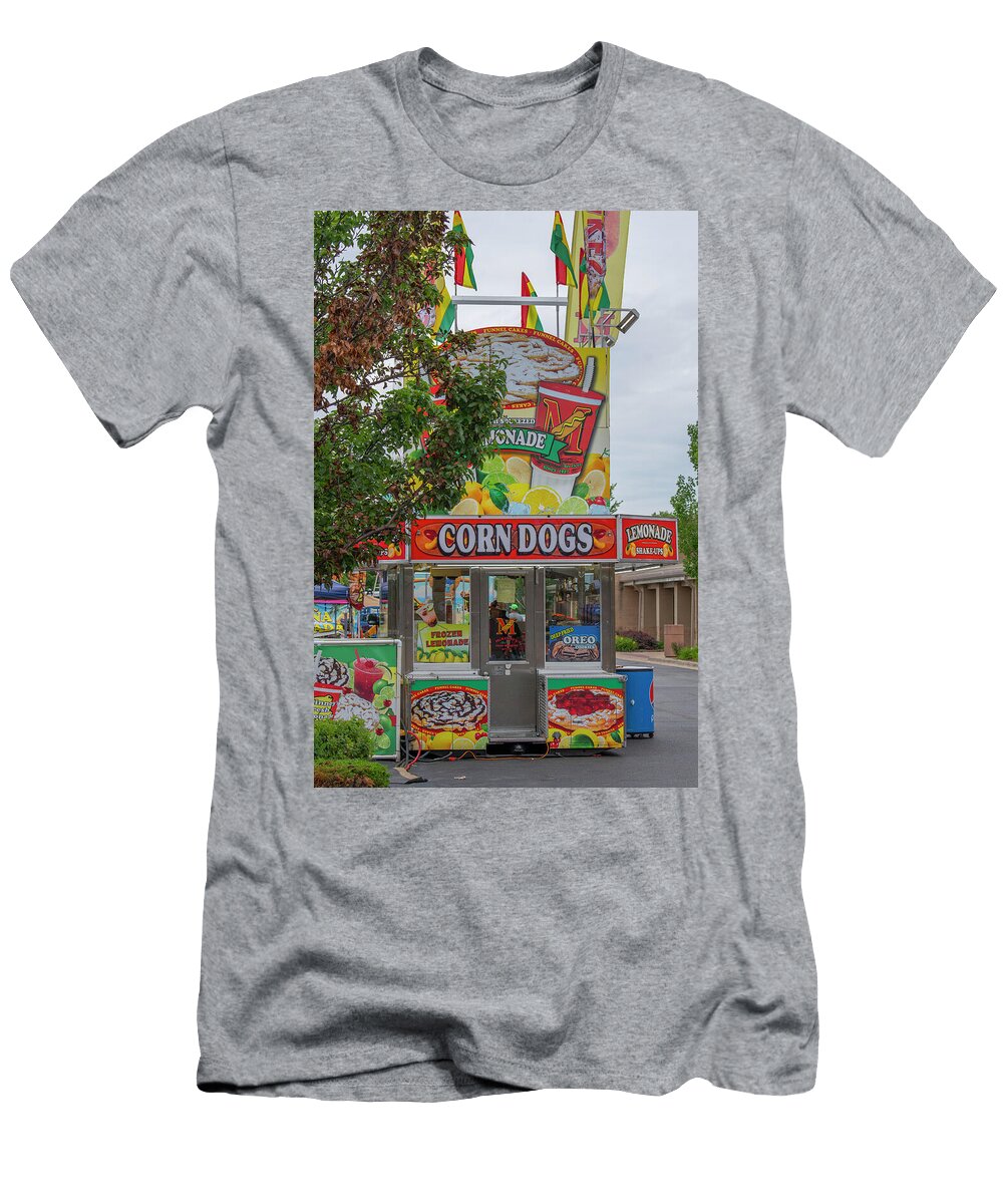 Colorful Food Stand At Fair David Bearden T-Shirt