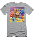 Colorful Kitten with Blue Eyes Elisabet Bondesson T-Shirt