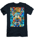 Colorful Llama Art Hidden Gem Sharon Cummings Sharon Cummings T-Shirt
