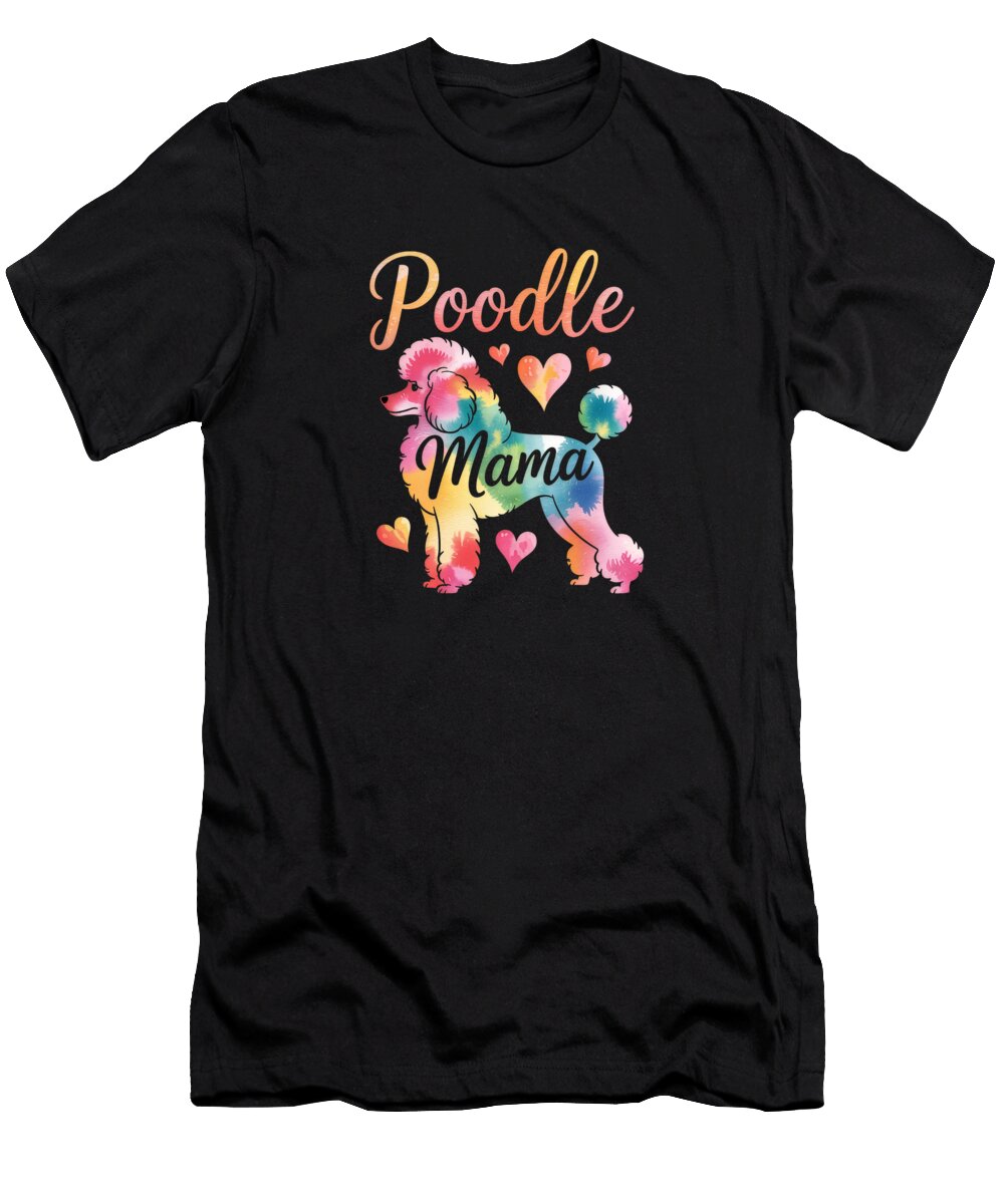 Colorful Poodle Design Joanna Redesiuk T-Shirt