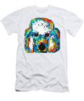 Colorful Poodle Dog Art By Sharon Cummings Sharon Cummings T-Shirt