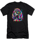 Colorful Poodle Dog Art Poodle Lovers Dog Owners Yah Lishr T-Shirt