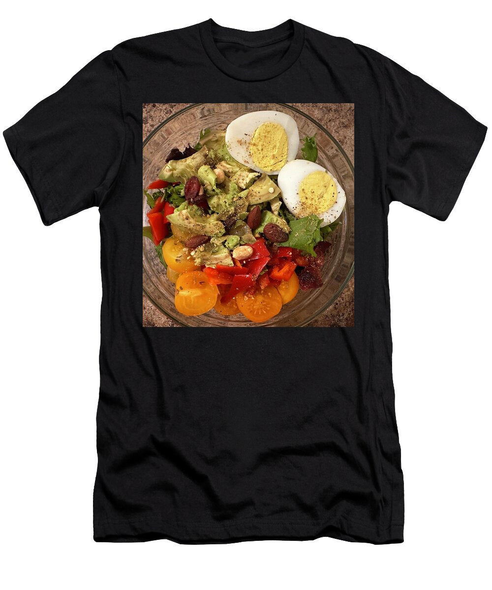 Colorful Salad with Boiled Eggs Linda K Wilson T-Shirt