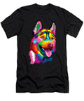 Colorful Siberian Husky Dog Lover Pet Trainer Natalie Lidford T-Shirt