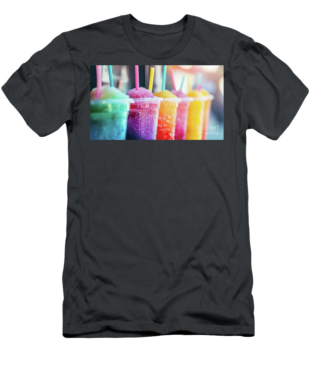 Colorful Slush Drinks in Clear Cups Beautiful Things T-Shirt