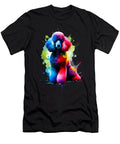 Colorful Splash Poodle Dog Toy Poodles Natalie Lidford T-Shirt