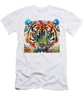 Colorful Tiger Big Cat Art Sharon Cummings T-Shirt