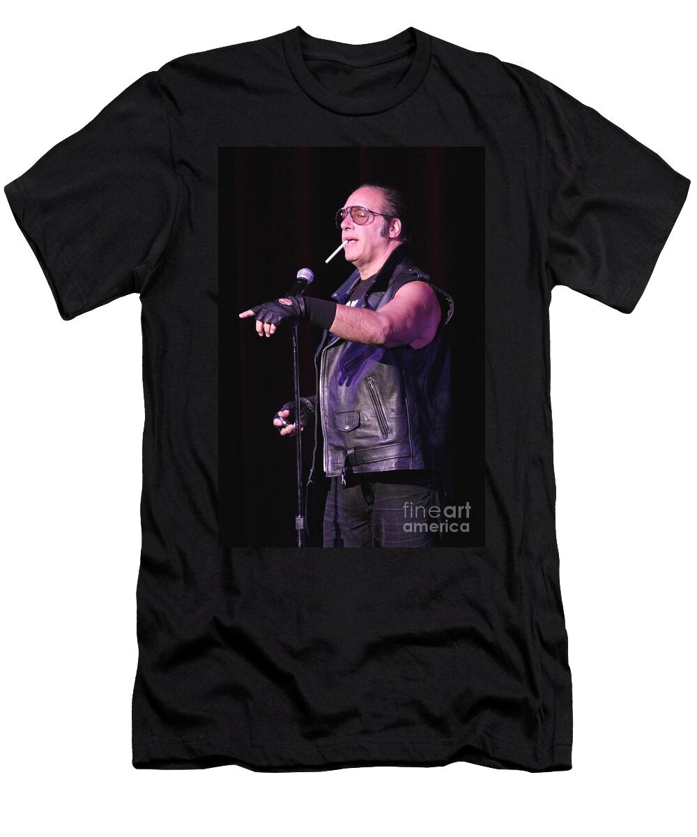 Comedian Andrew Dice Clay Front Row Photographs T-Shirt