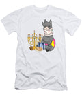 Comfortable Feeling Menorah Hanukkah Llama Cute Alpaca Chanukah Vintage Ezone Prints T-Shirt