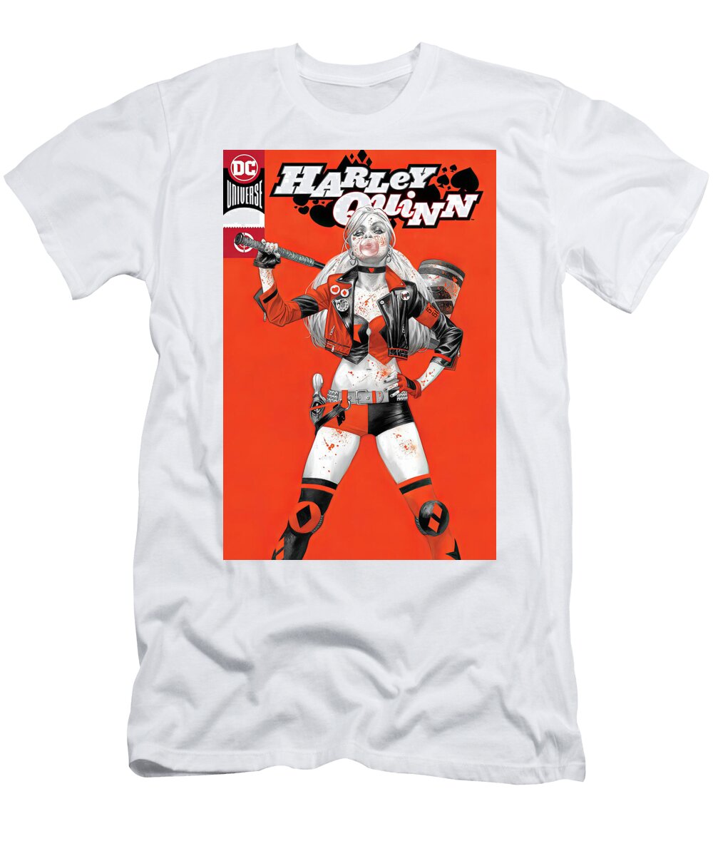 Comic Book Cover of a Female Villain Matcha Coffe T-Shirt