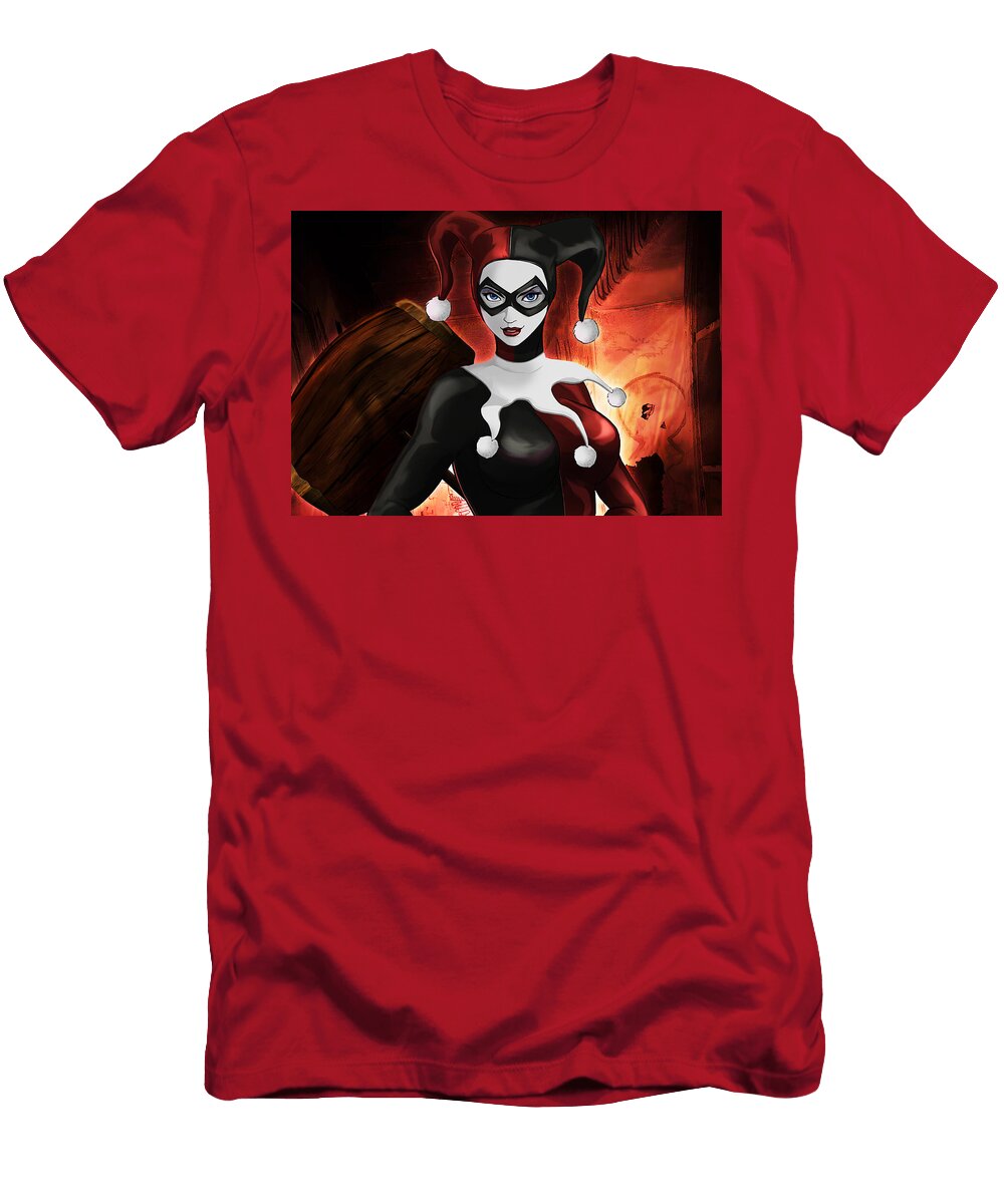 Comic Character Holds Hammer Matcha Coffe T-Shirt