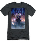 Comic Villains Pose with Cards Hero Looming Matcha Coffe T-Shirt