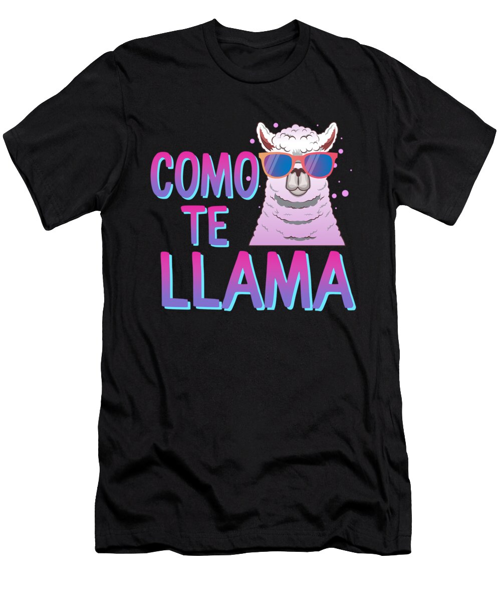 Como Te Llama Spanish Funny Cinco De Mayo Mexican Holiday No Probllama Cute Graphic Gift for Kids Sifou Store T-Shirt