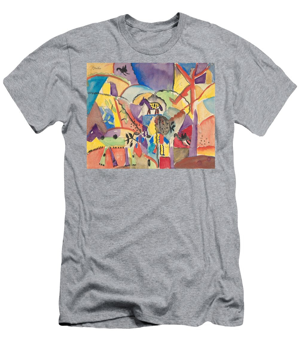 Composition with Horses Paul Gaulois American T-Shirt