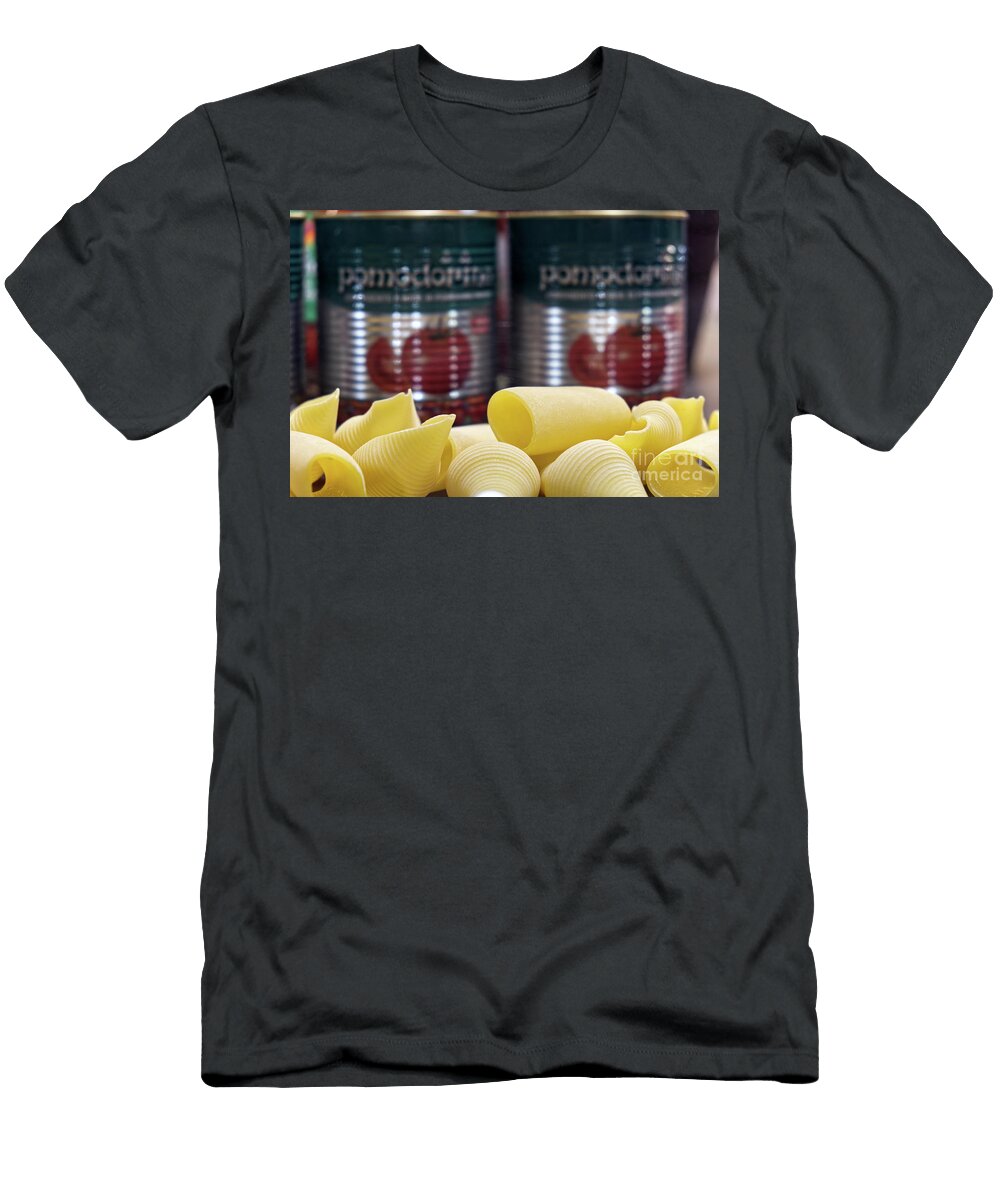 Composition with Pasta and Jars of Peeled Tomatoes Ivan Savini T-Shirt