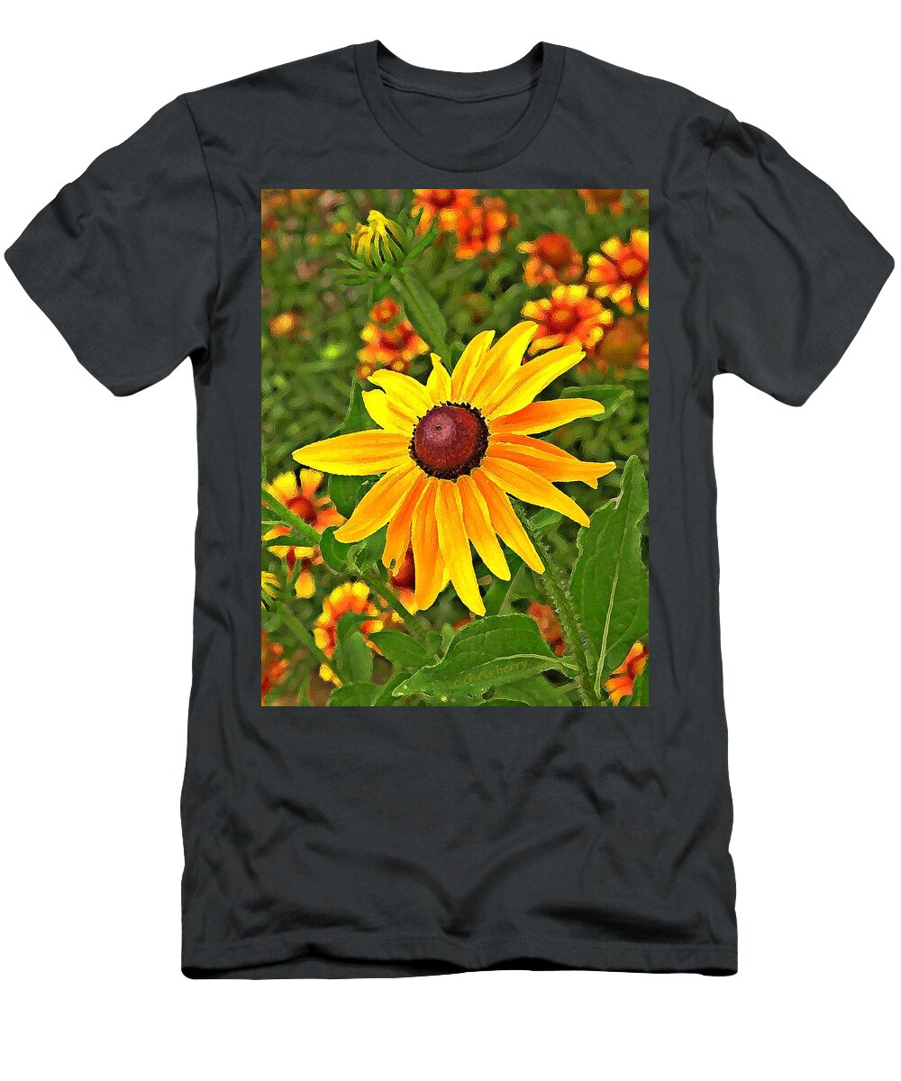Coneflower and Gaillardia Chris Berry T-Shirt