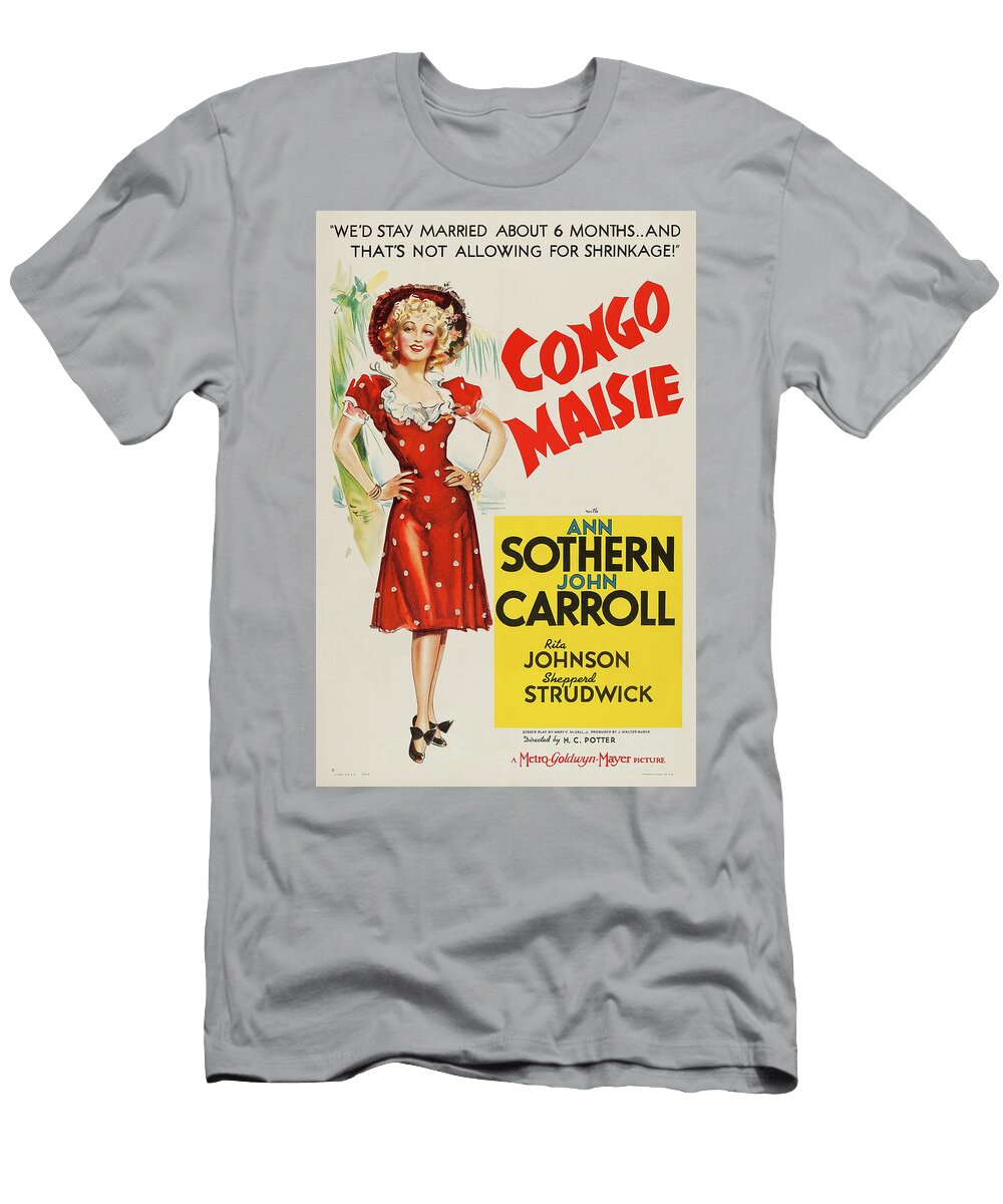 Congo Maisie 1940 Original Movie Poster T-Shirt