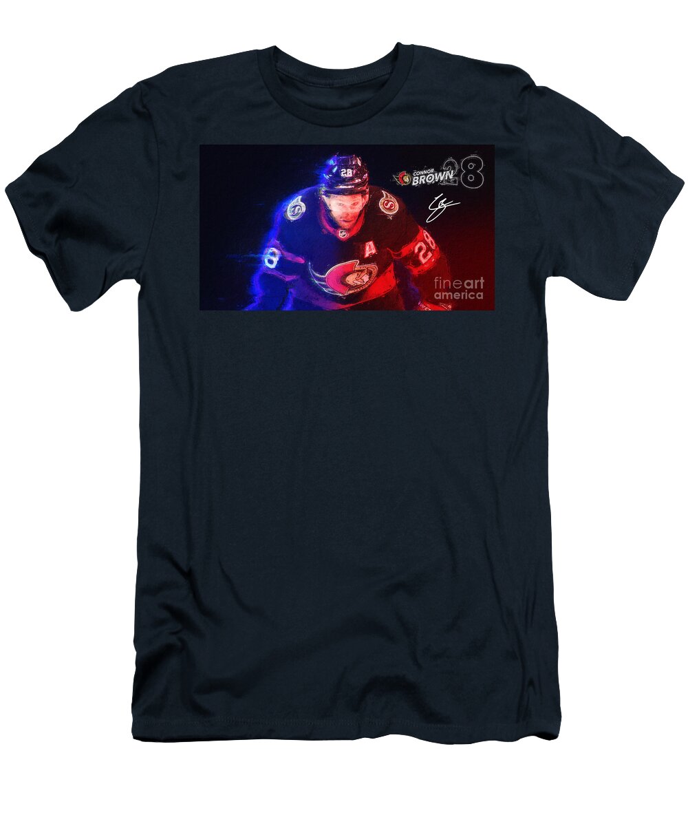 Connor Brown with Signature Mark Mcduffy T-Shirt
