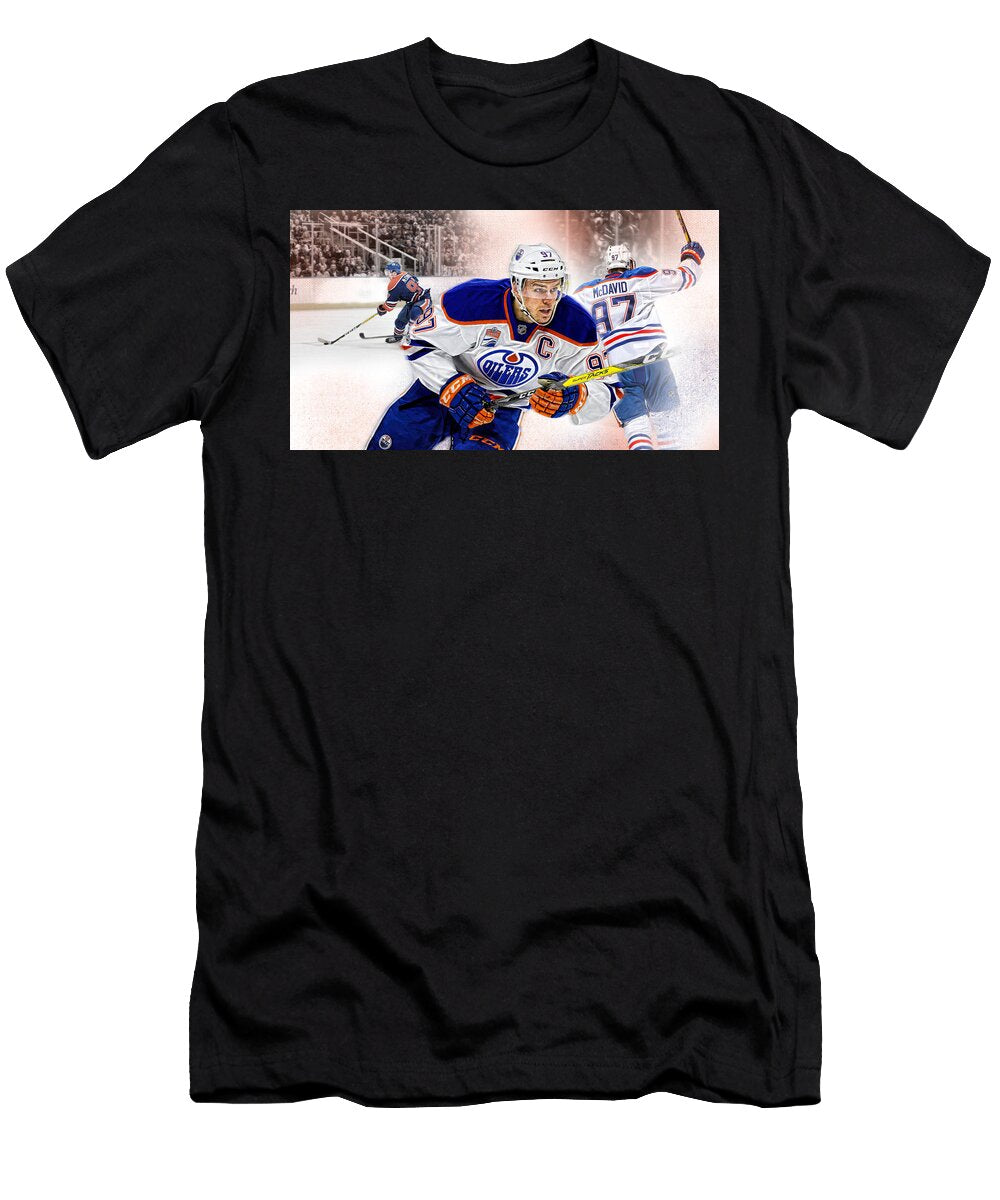 Connor Mcdavid Edmonton Oilers NHL Superstar Tolerance Ent T-Shirt