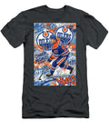 Connor Mcdavid Graffiti Poster Hockey Player NHL Sampadart Gallery T-Shirt