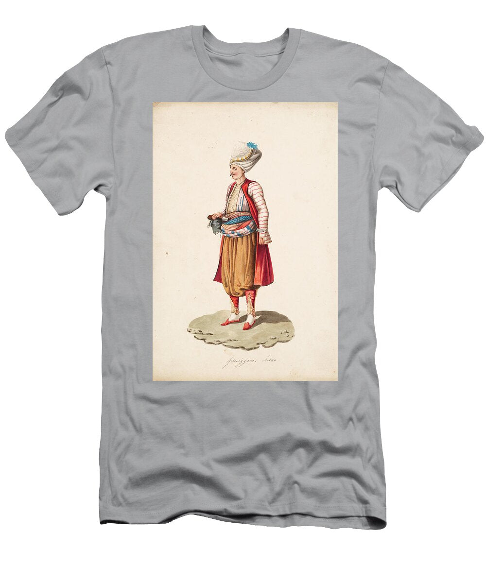Continental School Twelve Costume Studies Including Corfiot Turkish Albanian and Italian Men and W Artistic Rifki T-Shirt
