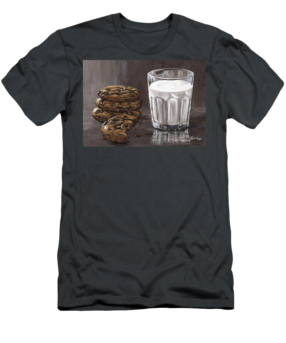 Cookies and Milk Still Life Parry Johnson T-Shirt