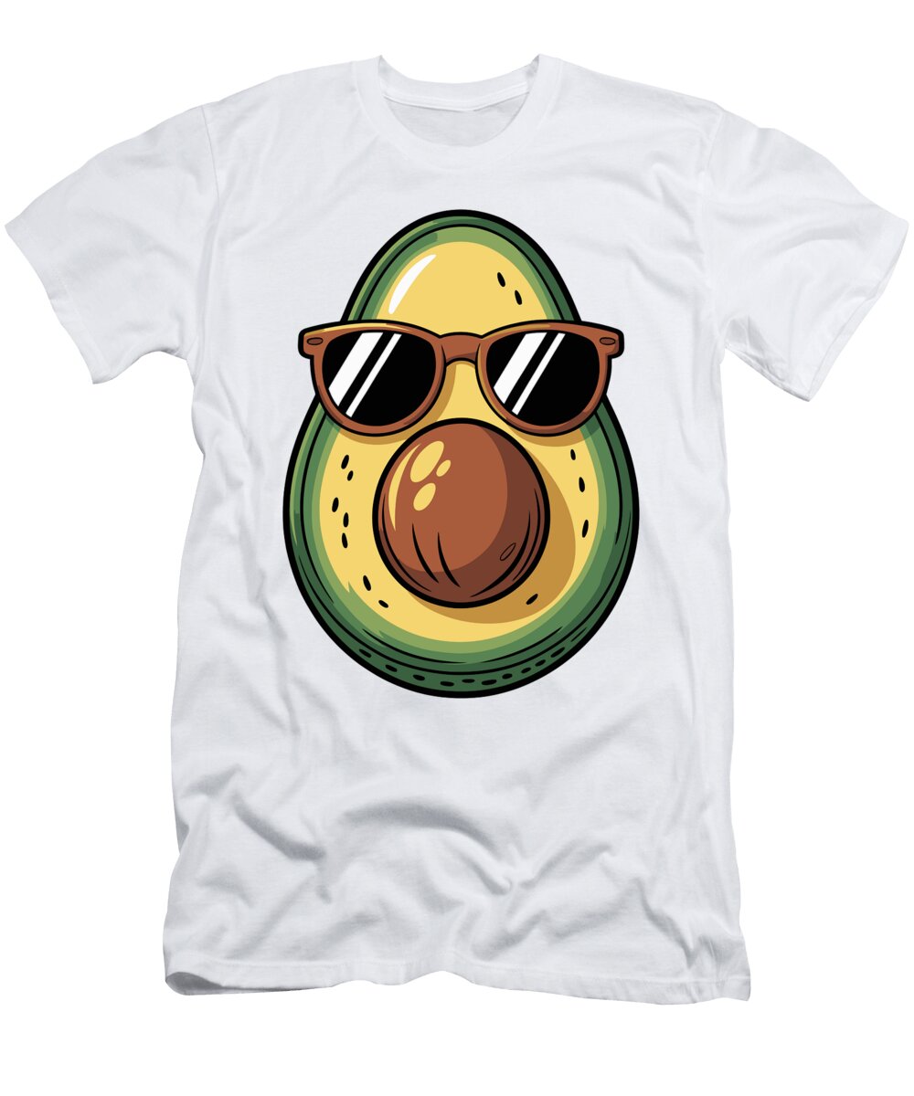 Cool Avocado Cartoon Joanna Redesiuk T-Shirt