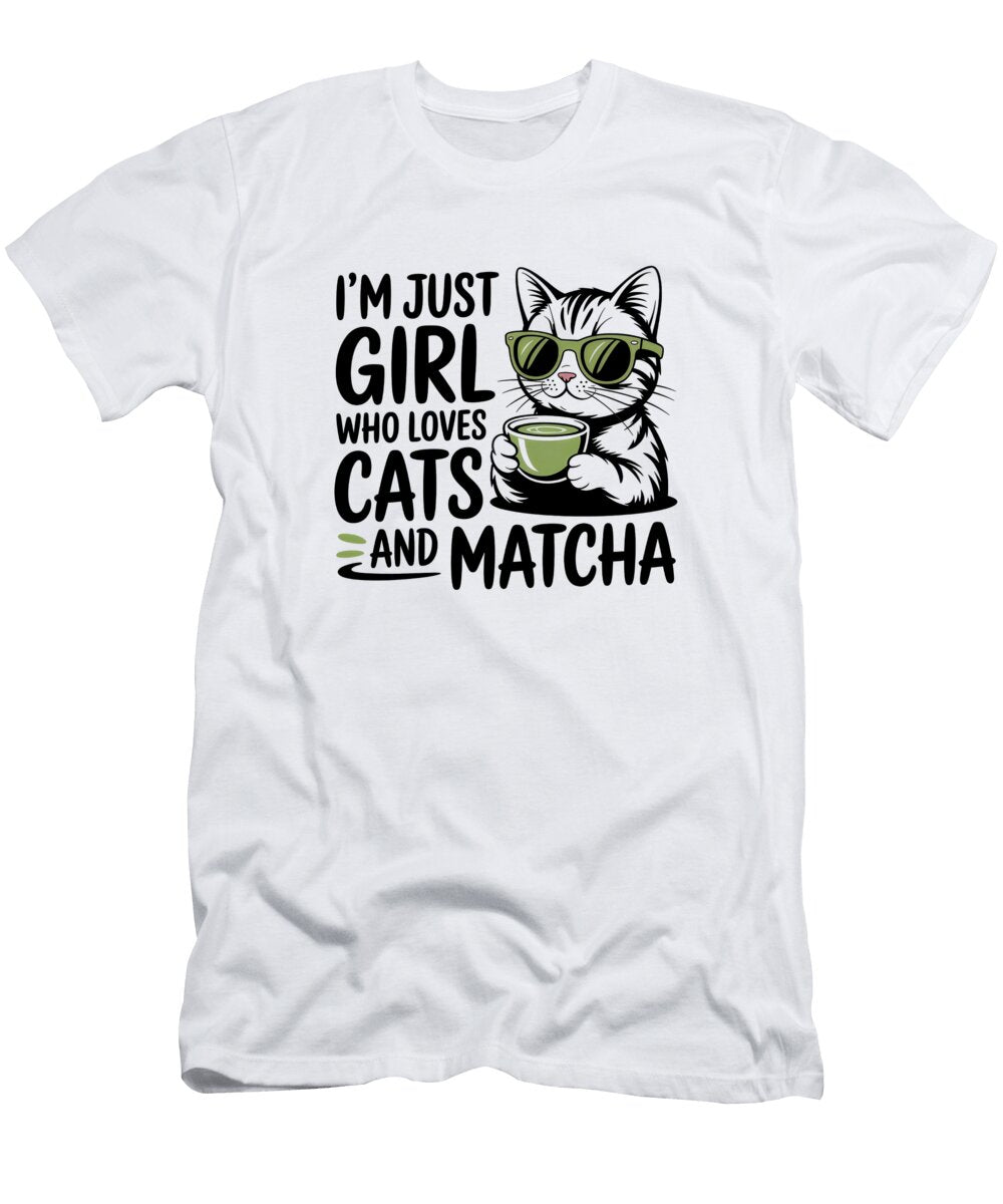 Cool Cat with Matcha Joanna Redesiuk T-Shirt