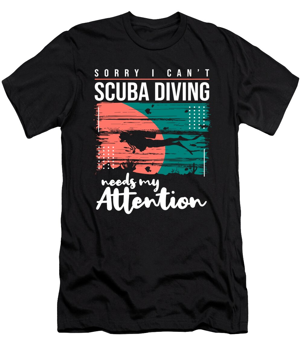 Cool Funny Life Beautiful Scuba Diving Quote Jokes Do Tran Quang T-Shirt