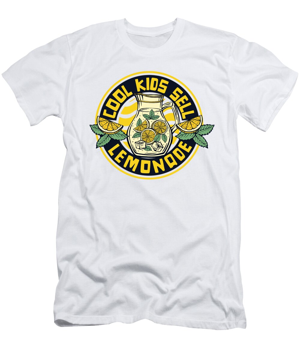 Cool Kids Sell Lemonade Lemon Juice Business Lemonade Stand Graphics Lab T-Shirt