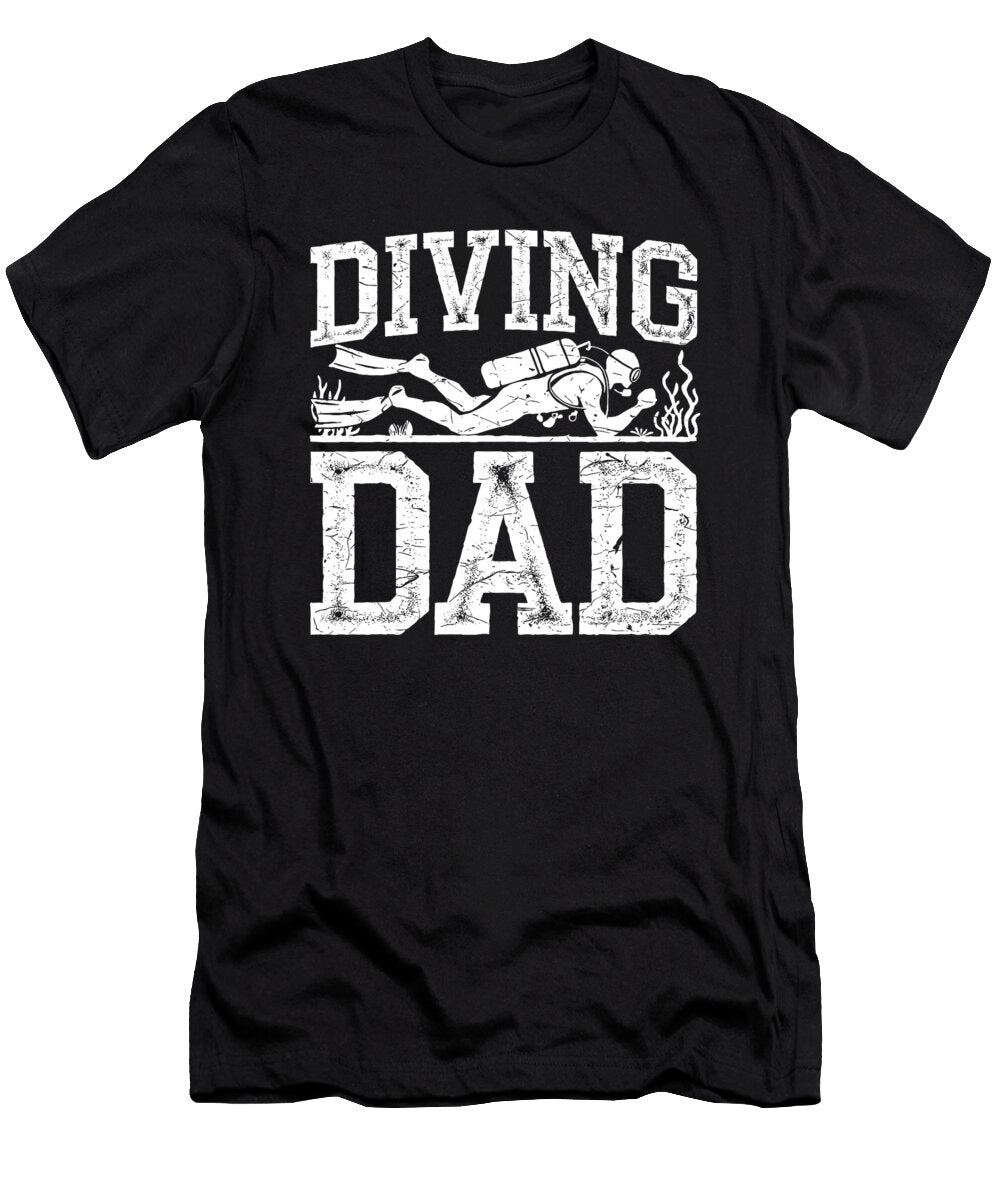 Cool Scuba Diving Dad Father Ocean Scuba Diver Sophie Eleanor T-Shirt