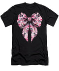 Coquette Bow Mushing Sled Dog Husky Pattern Girl Sophie Eleanor T-Shirt