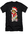 Corgi Dog Santa Clause Hat Xmas Christmas Natalie Lidford T-Shirt