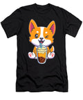 Corgi Drinking Boba Bubble Tea Drink Dog Anime Zyneu Gangd T-Shirt