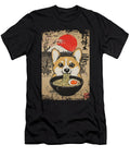 Corgi Ramen Slurp Sakura Mt Fuji Kawaii Pup Fun Zyneu Gangd T-Shirt