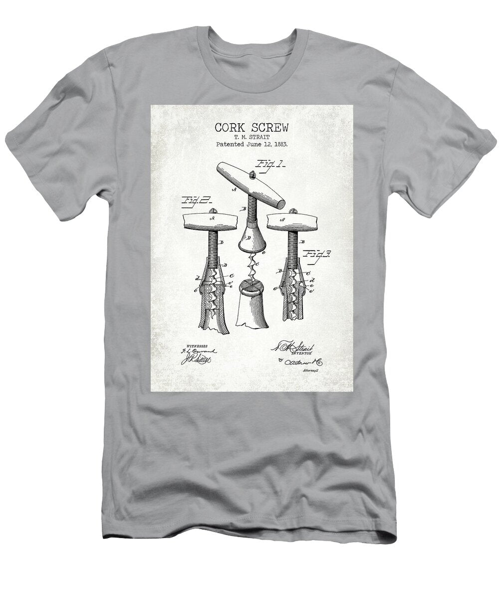 Corkscrew Patent Old Canvas Denny H T-Shirt