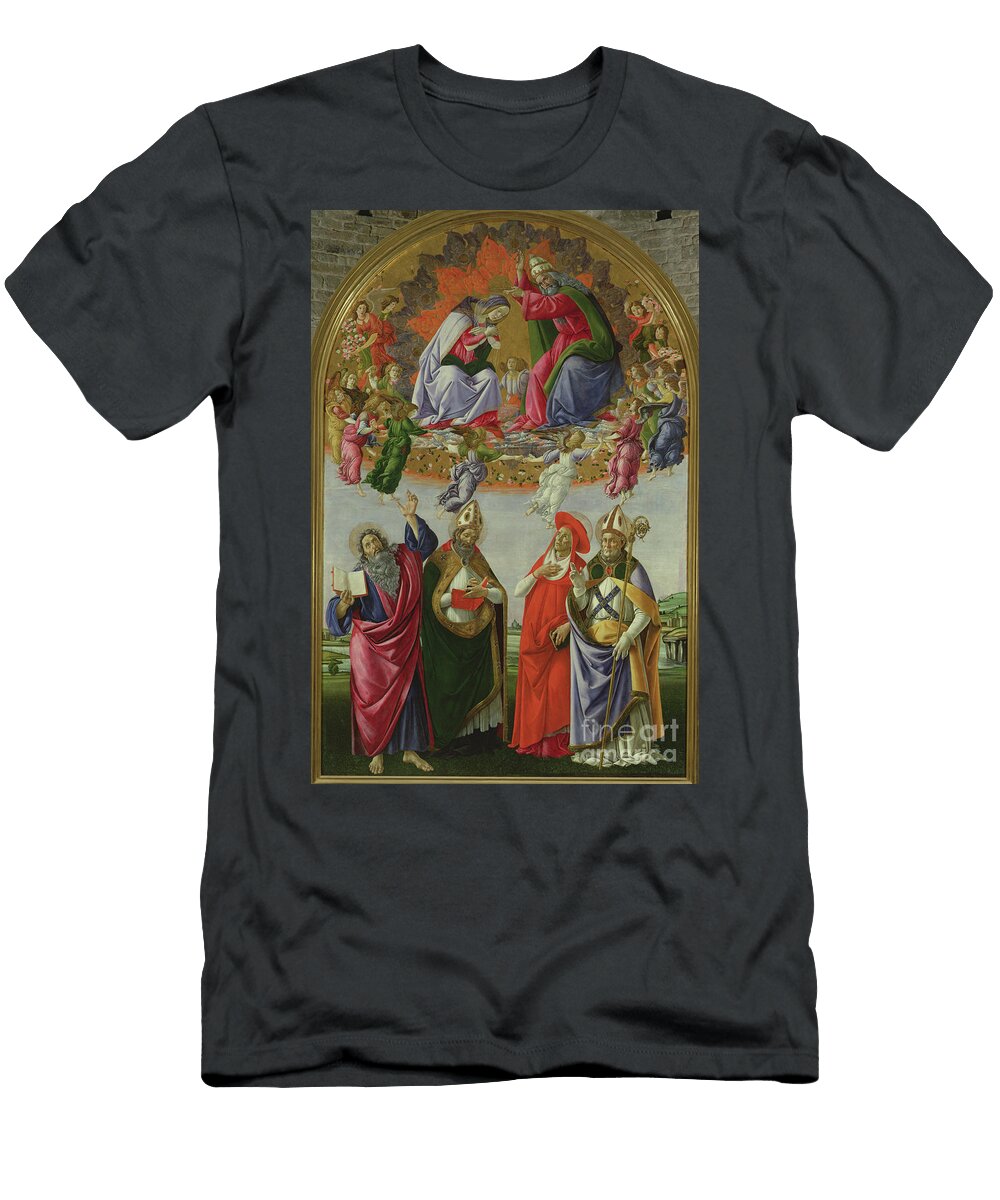Coronation of the Virgin Sandro Botticelli T-Shirt