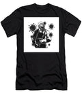 Coronavirus with Doctor Wearing Protective Suit Woodcut Aloysius Patrimonio T-Shirt